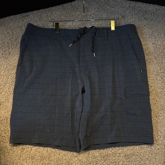 O'NEILL MEN'S CROSSOVER HYBRID SHORTS DARK NAVY, 40W NWT 4 Way Stretch Quick Dry - Picture 9 of 10